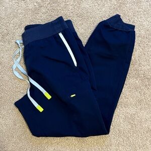 Women’s small navy figs joggers